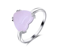 Rose Quartz Silver Ring NSR-2643